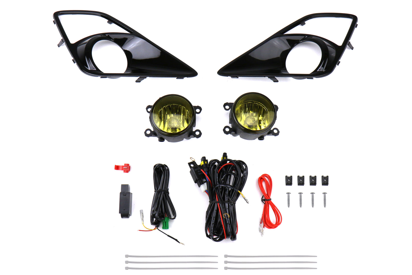 WIJWJ30-0339-12 Winjet Yellow Fog Light Kit - 2013-2016 FR-S,