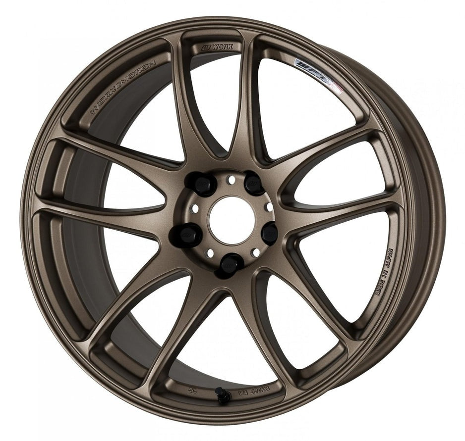 WORWCK189538YAHG,,Work Emotion CR Kiwami 18x9.5 +38mm 5x114.3 Matte Bronze,