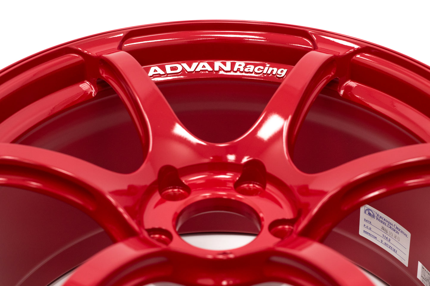 ADWYAR8J45ER Advan RGIII 18X9.5 +45 5x114.3 Racing Hyper Red - 2015+ WRX / 2015+ STI,