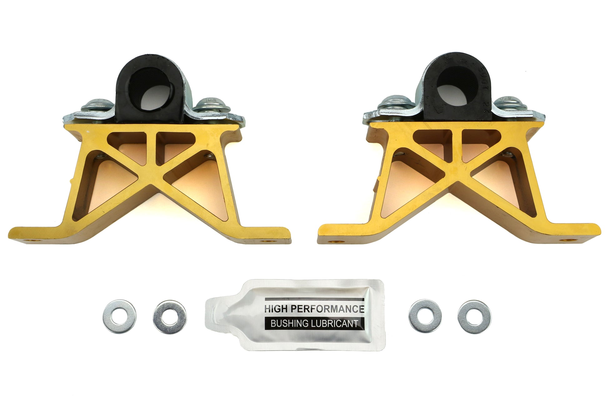 WHIKBR21-24 Whiteline Forged Aluminum Sway Bar Mounts 24mm - Subaru Models Inc. 2002-2007 WRX/STI,