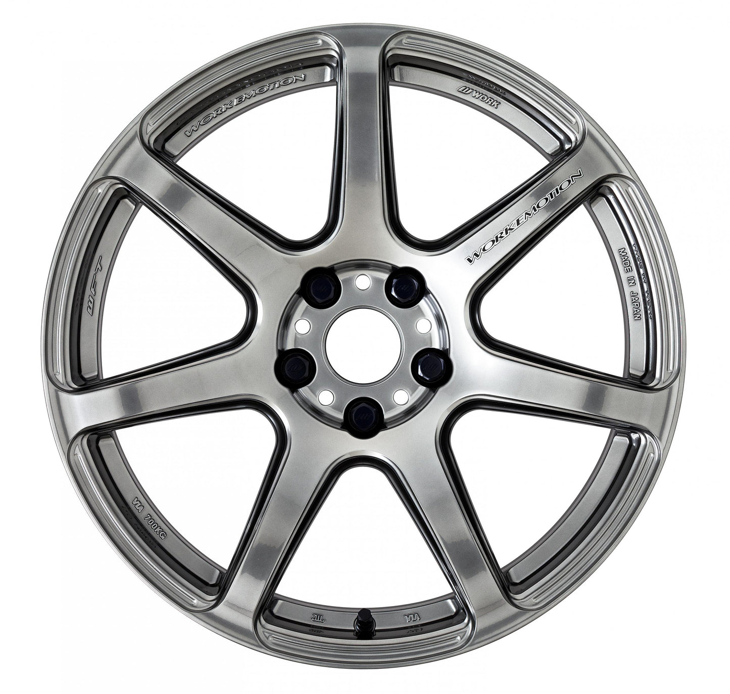 WORWT7R189538ZGTS Work Emotion T7R 18x9.5 +38mm GT Silver - 2013+ FT86,