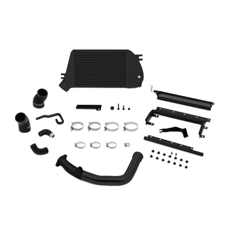 MIMMMTMIC-WRX-15BBK Mishimoto Performance Top Mount Intercooler and Charge Pipe Kit - 2015+ WRX-Black Pipe, Black Intercooler,