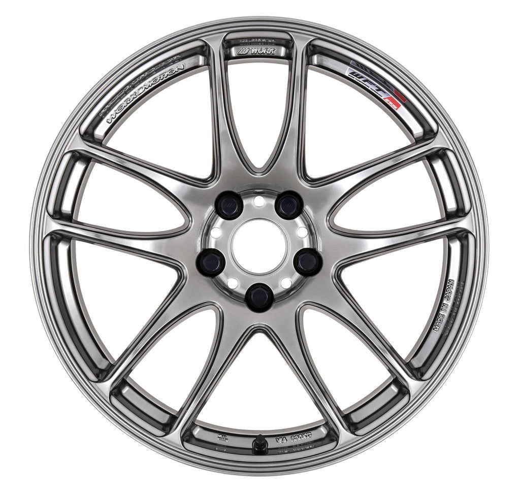 WORWCK189538YGTS   -   Work Emotion CR Kiwami 18x9.5 +38mm GT Silver,