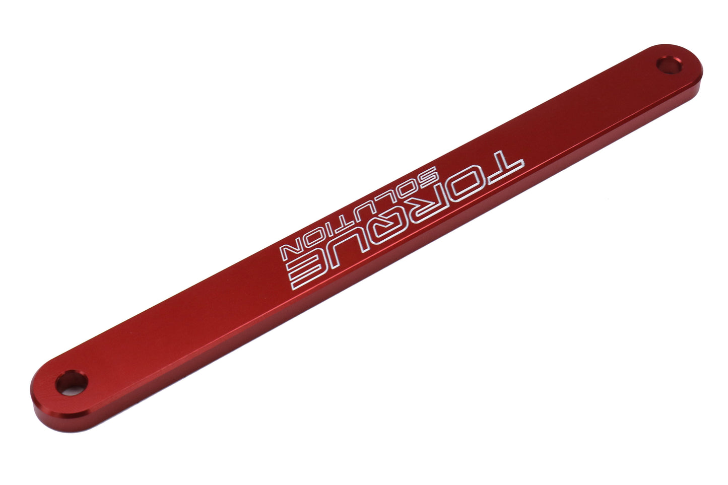 Torque Solution Small Battery Tie Down Red - 2002-2007 Subaru WRX / STI