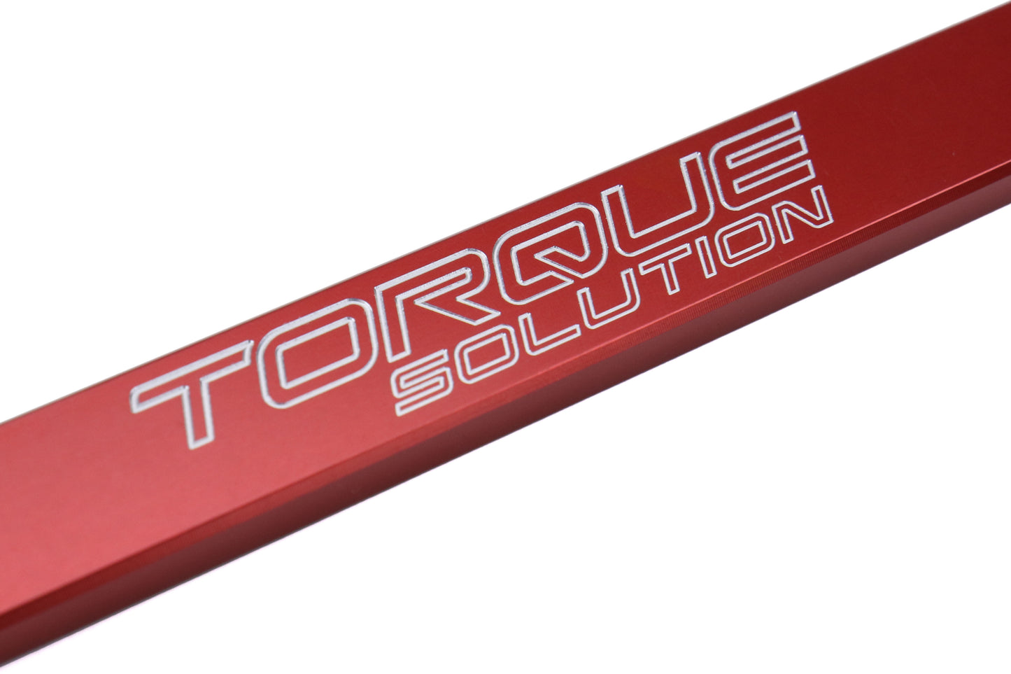 Torque Solution Small Battery Tie Down Red - 2002-2007 Subaru WRX / STI