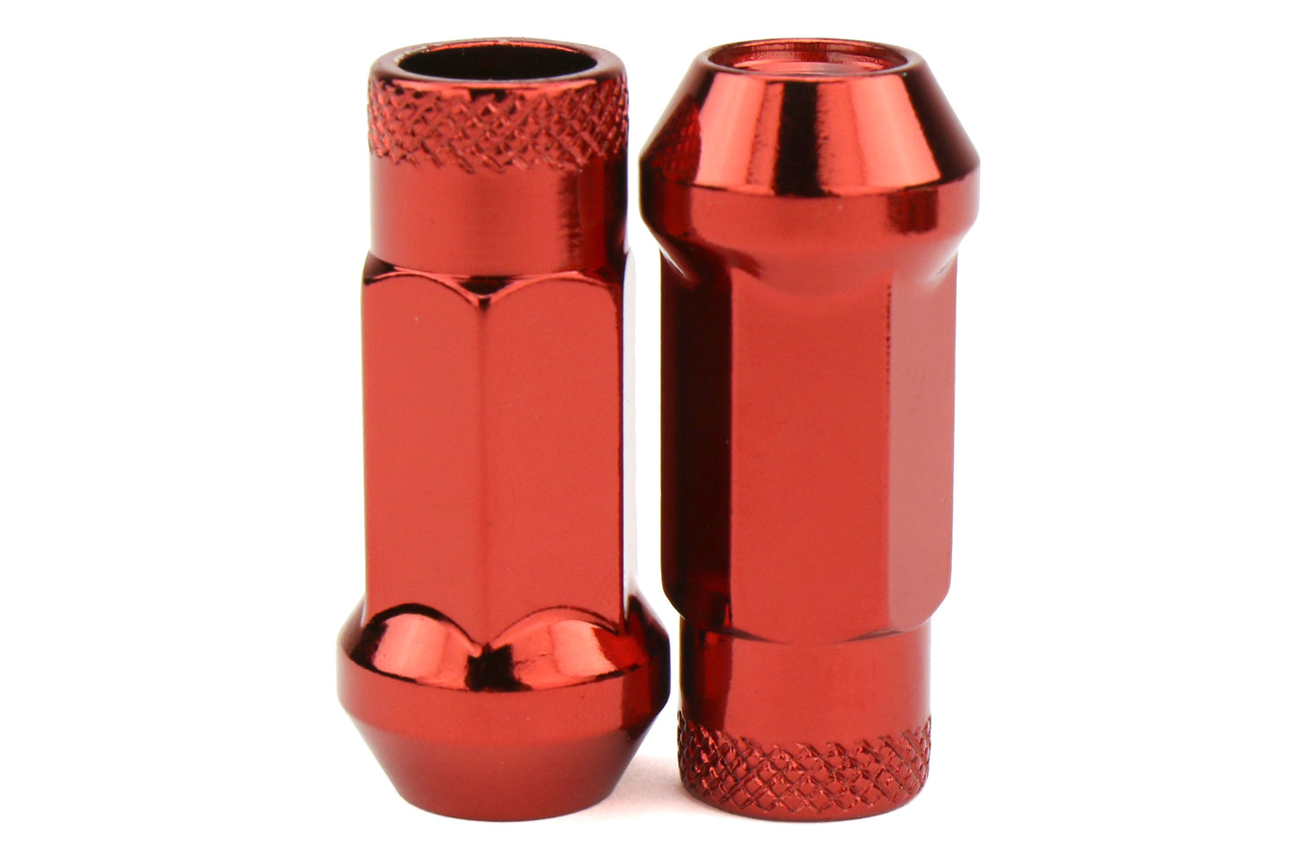 Muteki SR48 Chrome Red Open Ended Lug Nuts 12X1.50