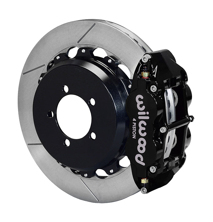 WIL140-12877 Wilwood FNSL6R Rear Brake Kit 12.88in Slotted Black - 2008-2014 Subaru WRX,