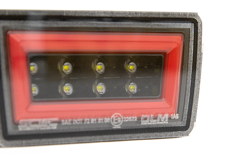 OLMA.70219.2 OLM F1 Style 4th Brake Light V2 w/Clear Lens, Gloss Black Base, Red Bar - Subaru WRX / STI 2015-2021 | A.70219.2,