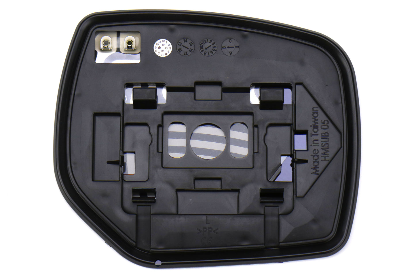 OLMMRL-SUBSJ12-PBH OLM Wide Angle Convex Mirrors - 2014+ Forester-Blue-Heated-No Turn Signals,