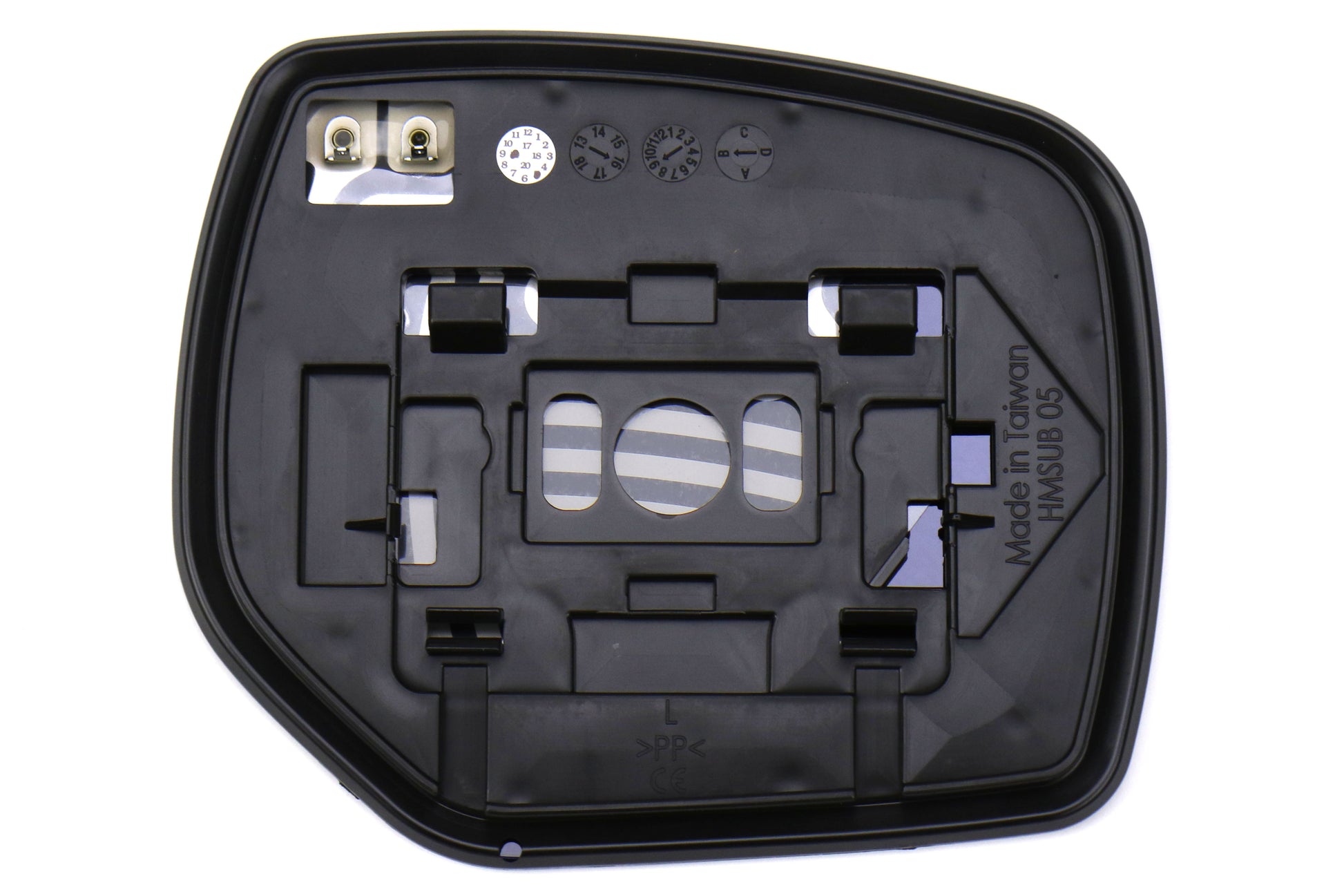 OLMMRL-SUBSJ12-PBH OLM Wide Angle Convex Mirrors - 2014+ Forester-Blue-Heated-No Turn Signals,