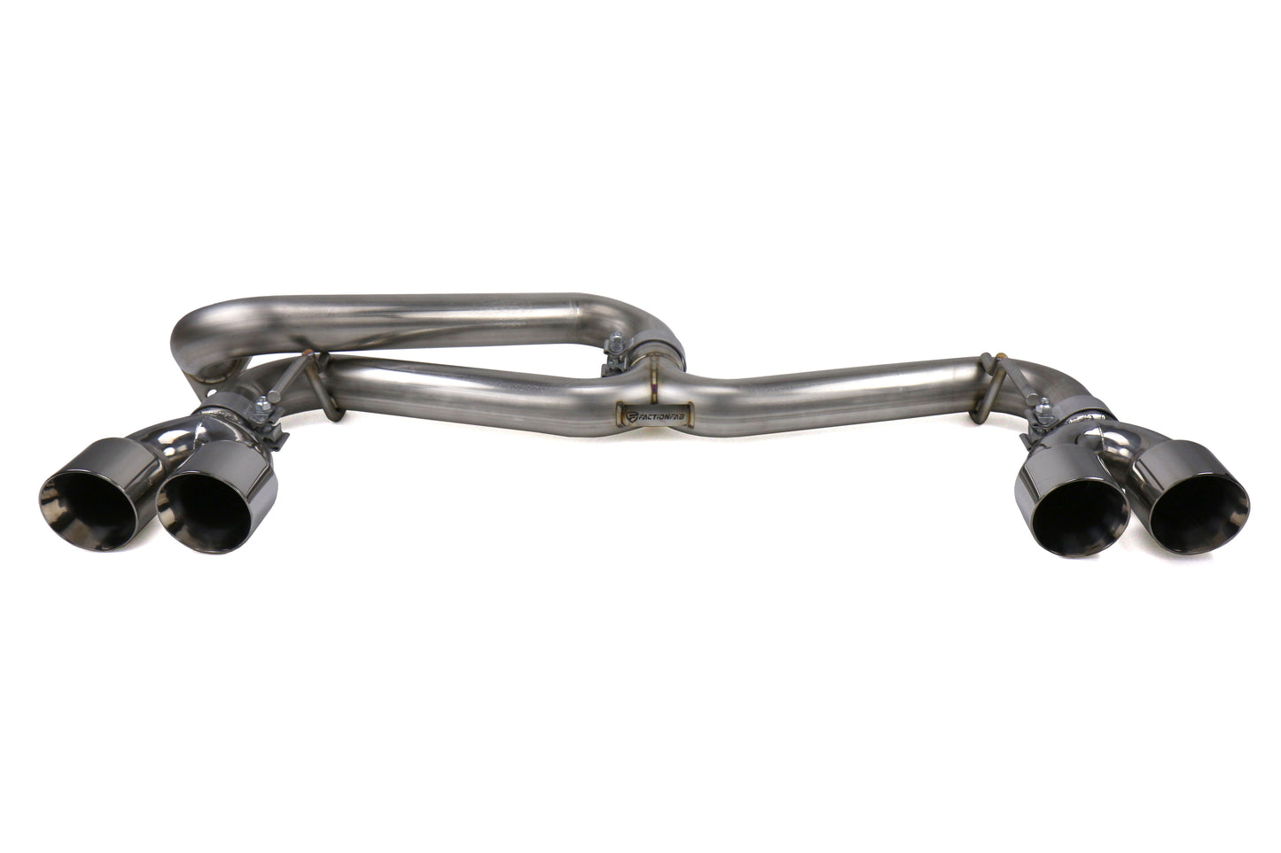 FFA1.10200.1 Faction Fab Axle Back Exhaust Polished Tips - 2011-2014 Subaru WRX Hatchback / 2008-2014 Subaru STI Hatchback,