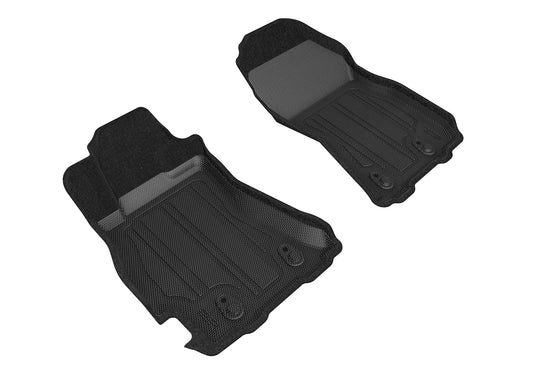 3D MAXpider Elegant Hybrid Front Floor Liners - Black - 2015-2019 Subaru Legacy / Outback