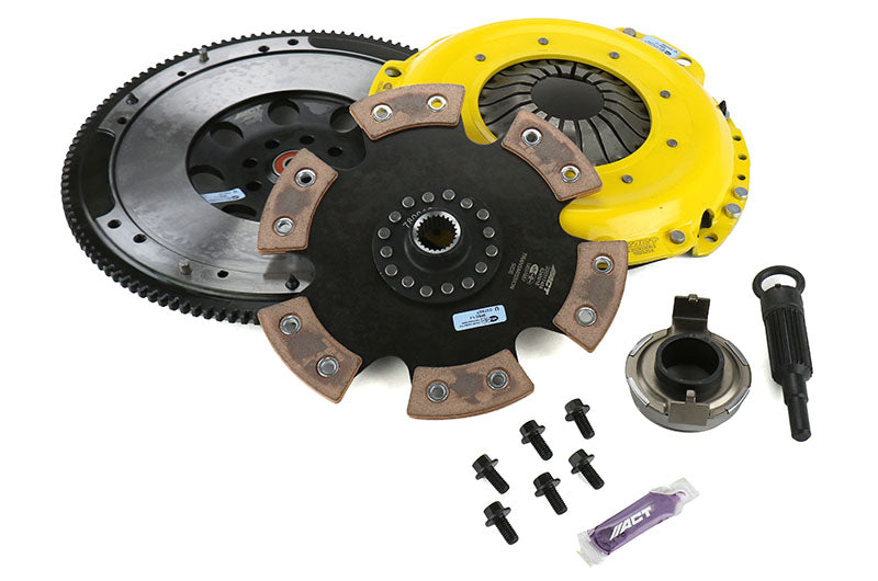 ACTSB11-XTR6 ACT XT Race Rigid 6 Pad Clutch Kit w/ Flywheel - 2006-2014 Subaru WRX / 2005-2009 Subaru Legacy GT,