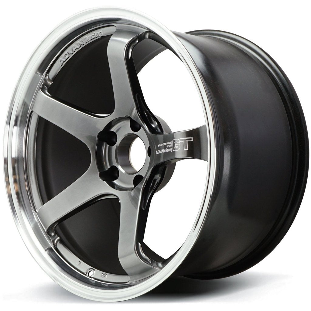 Advan GT Beyond Machining and Racing Hyper Black 19x11 +15 5x114.3 (Single Wheel) - 2015-2024 Subaru WRX / 2015-2021 STI / 2019-2024 Forester