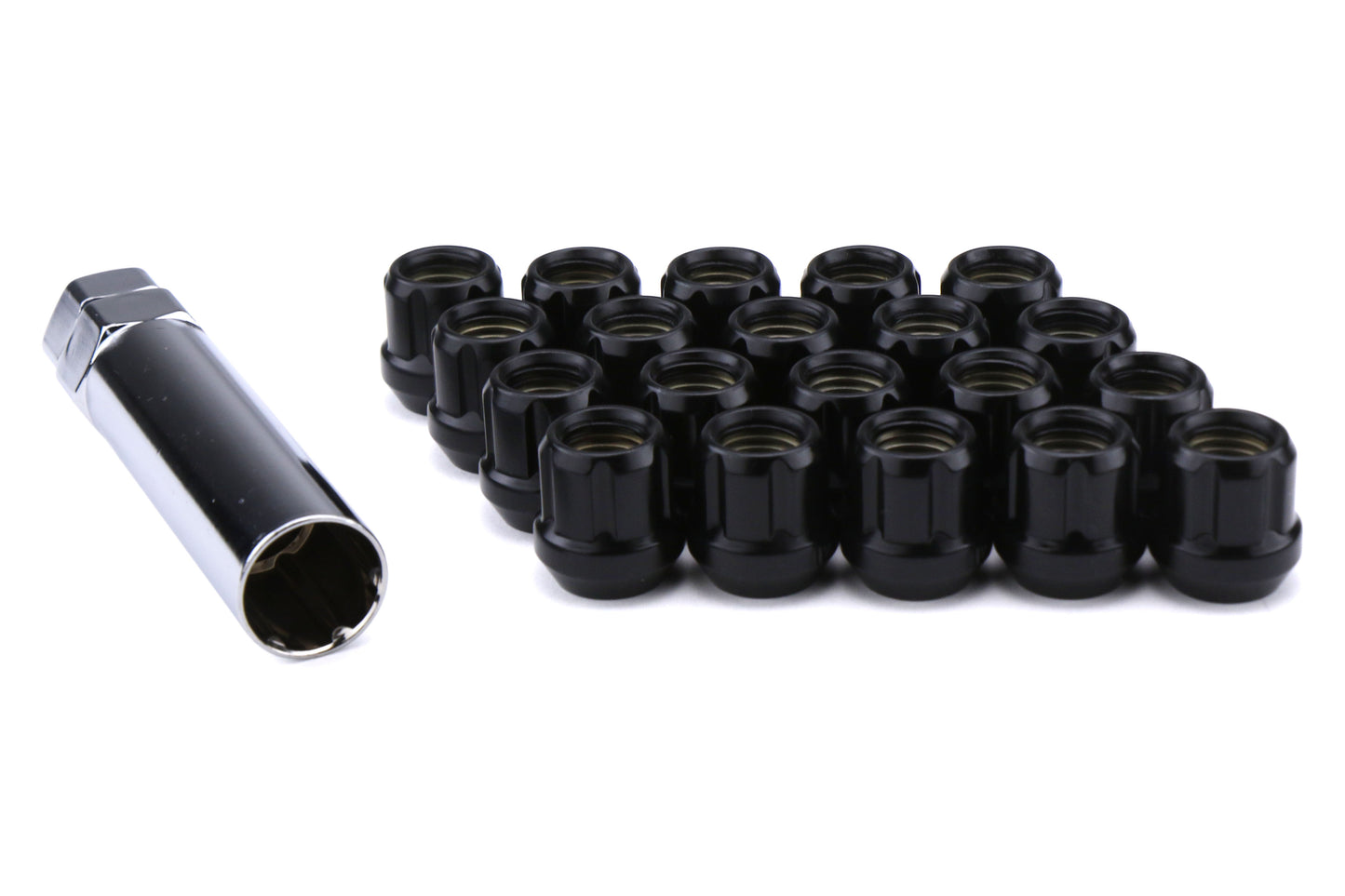 Muteki Lug Nuts 12x1.50 Open Ended Black