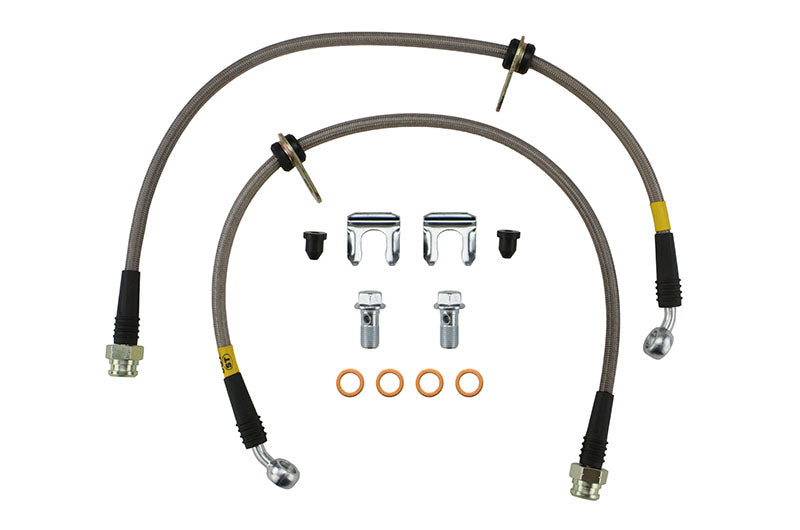 STT950.47004 Stoptech Stainless Steel Brake Lines Front - 2004-2007 Subaru STI / 2006-2007 Subaru WRX,