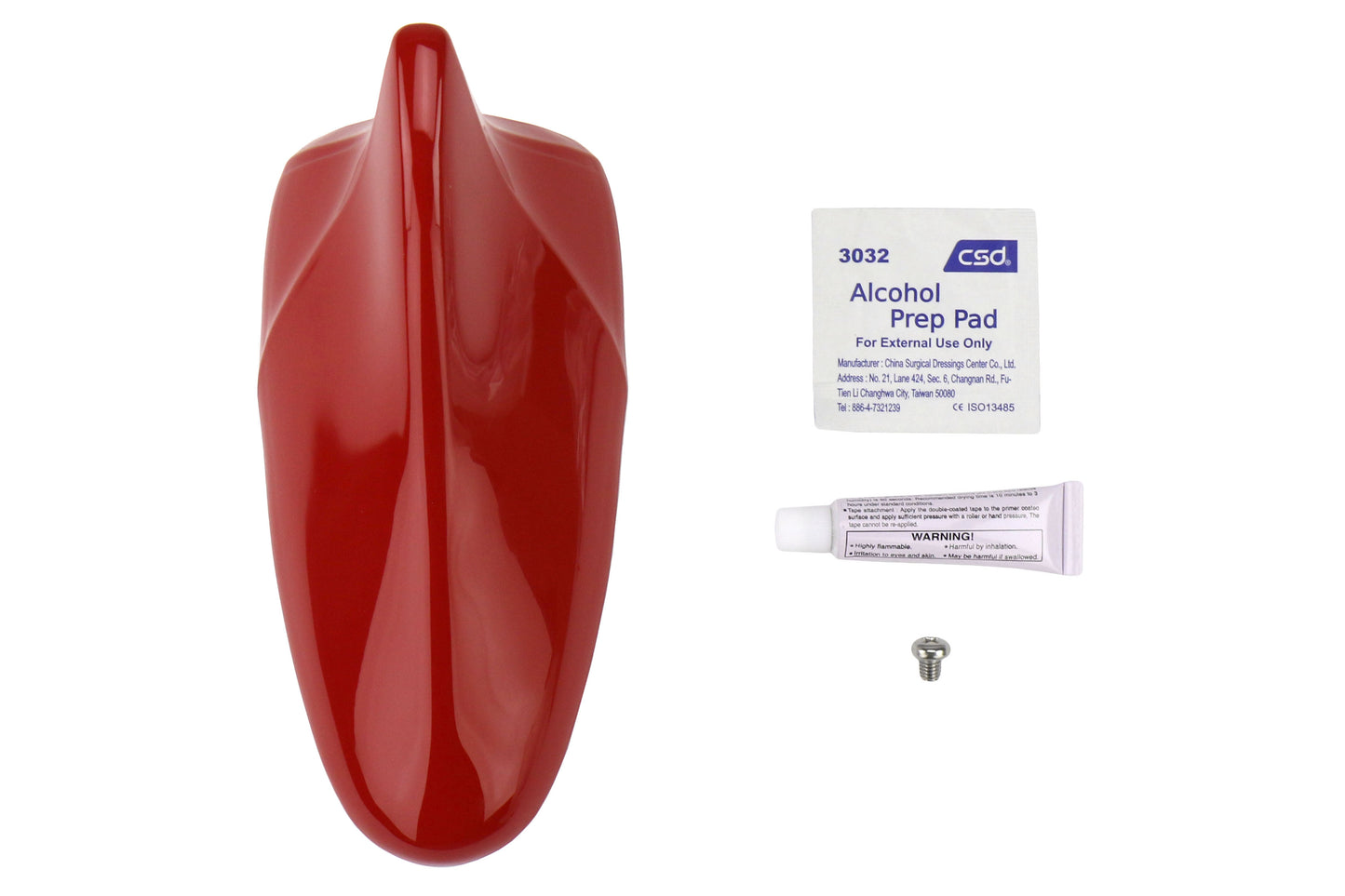 GCSGCS-FT86ANT-C7P GCS Paint Matched Shark Fin Radio Antenna - 2013+ FT86-Lightning Red / Firestorm Red (C7P),
