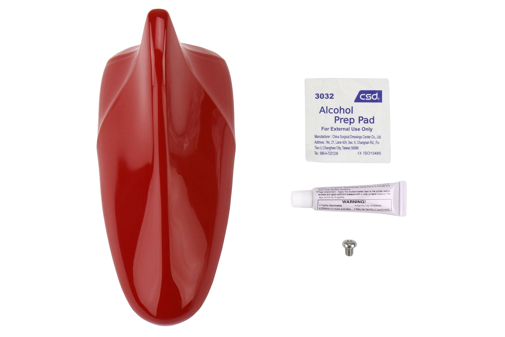 GCSGCS-FT86ANT-C7P GCS Paint Matched Shark Fin Radio Antenna - 2013+ FT86-Lightning Red / Firestorm Red (C7P),